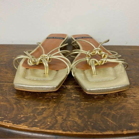 Angel Alarcon Anthropologie metallic square toe sandals - Picture 6 of 12